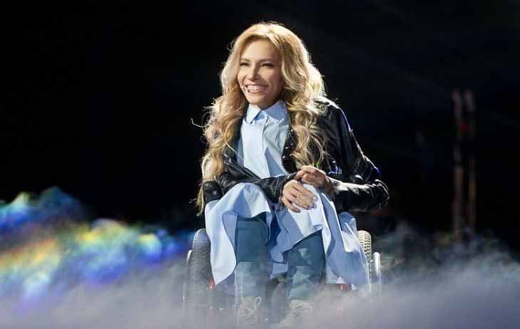 Певица Юлия Самойлова, представитель России на конкурсе Евровидение 2017
