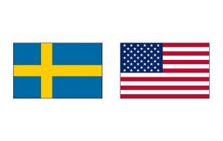 фото Швеция – США