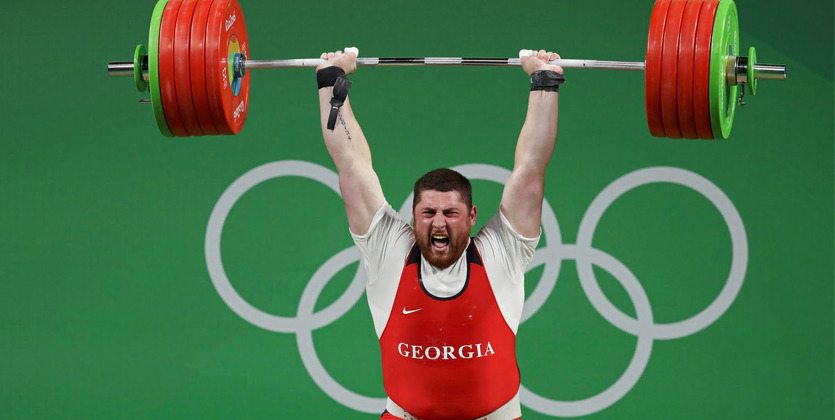 Золотой призер чемпионата Европы по тяжелой атлетике 2016 Талахадзе